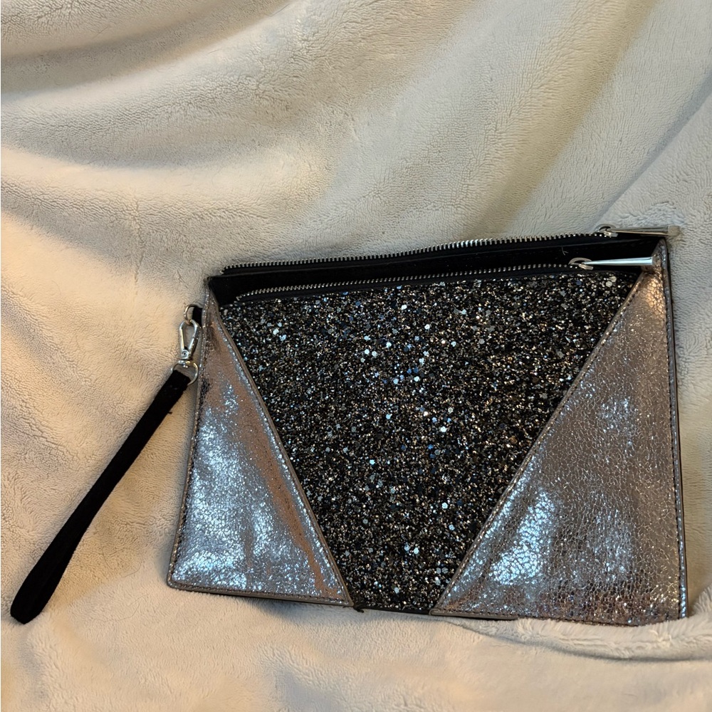 Express ✨ Glitter Clutch Wristlet Bag